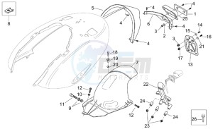 Mojito 50 Custom eng. Piaggio drawing Rear body III