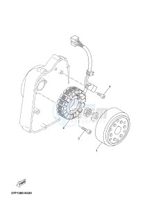 YPR250RA XMAX 250 ABS EVOLIS 250 ABS (2DL7 2DL7) drawing GENERATOR