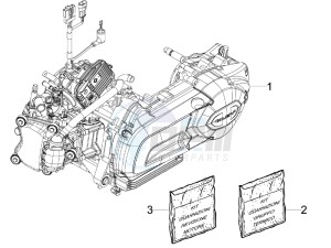 Nexus 125 ie e3 drawing Engine assembly