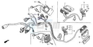 CBR600F drawing WIRE HARNESS