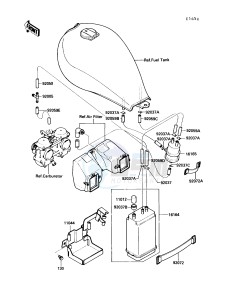 EN 450 A [454 LTD] (A6) [454 LTD] drawing FUEL EVAPORATIVE SYSTEM