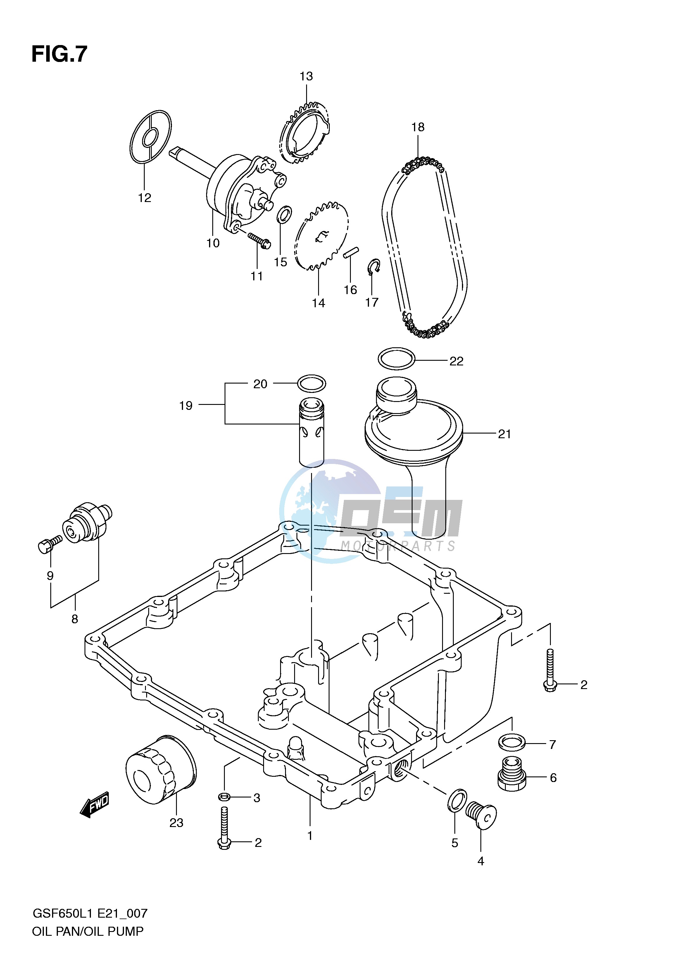 OIL PAN - OIL PUMP