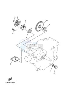 TT-R110E (B51P) drawing OIL PUMP