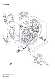 RM-Z450 (E19) drawing REAR WHEEL (RM-Z450L1)