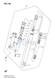 AN400 ABS BURGMAN EU-UK drawing FRONT FORK DAMPER