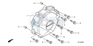 CBR1000RR9 Europe Direct - (ED / MME) drawing A.C. GENERATOR COVER (CBR 1000RR)