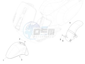 SPRINT 125 4T 3V IGET E2 ABS (APAC) drawing Wheel housing - Mudguard