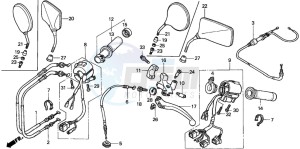 VT1100C2 drawing HANDLE SWITCH