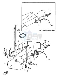 225C drawing LOWER-CASING-x-DRIVE