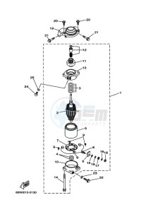 D150H drawing STARTER-MOTOR