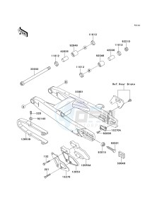 KX 100 C [KX100] (C1-C3) [KX100] drawing SWINGARM