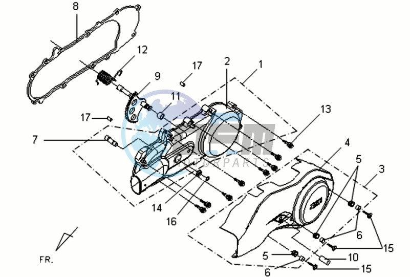 CRANKCASE COVER / GASKET