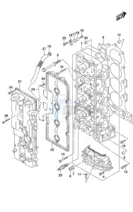 DF 150AP drawing Cylinder Head