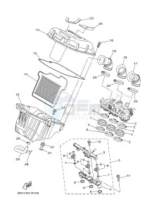 MTM850 MTM-850 XSR900 (B908) drawing INTAKE 2