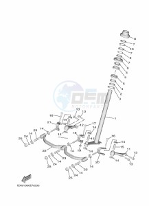 MWD300 TRICITY 300 (BX94) drawing STEERING 2