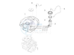 TUONO 125 4T E4 ABS (APAC) drawing Fuel tank