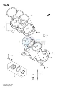 DL650 (E2) V-Strom drawing SPEEDOMETER (DL650L1 E2)