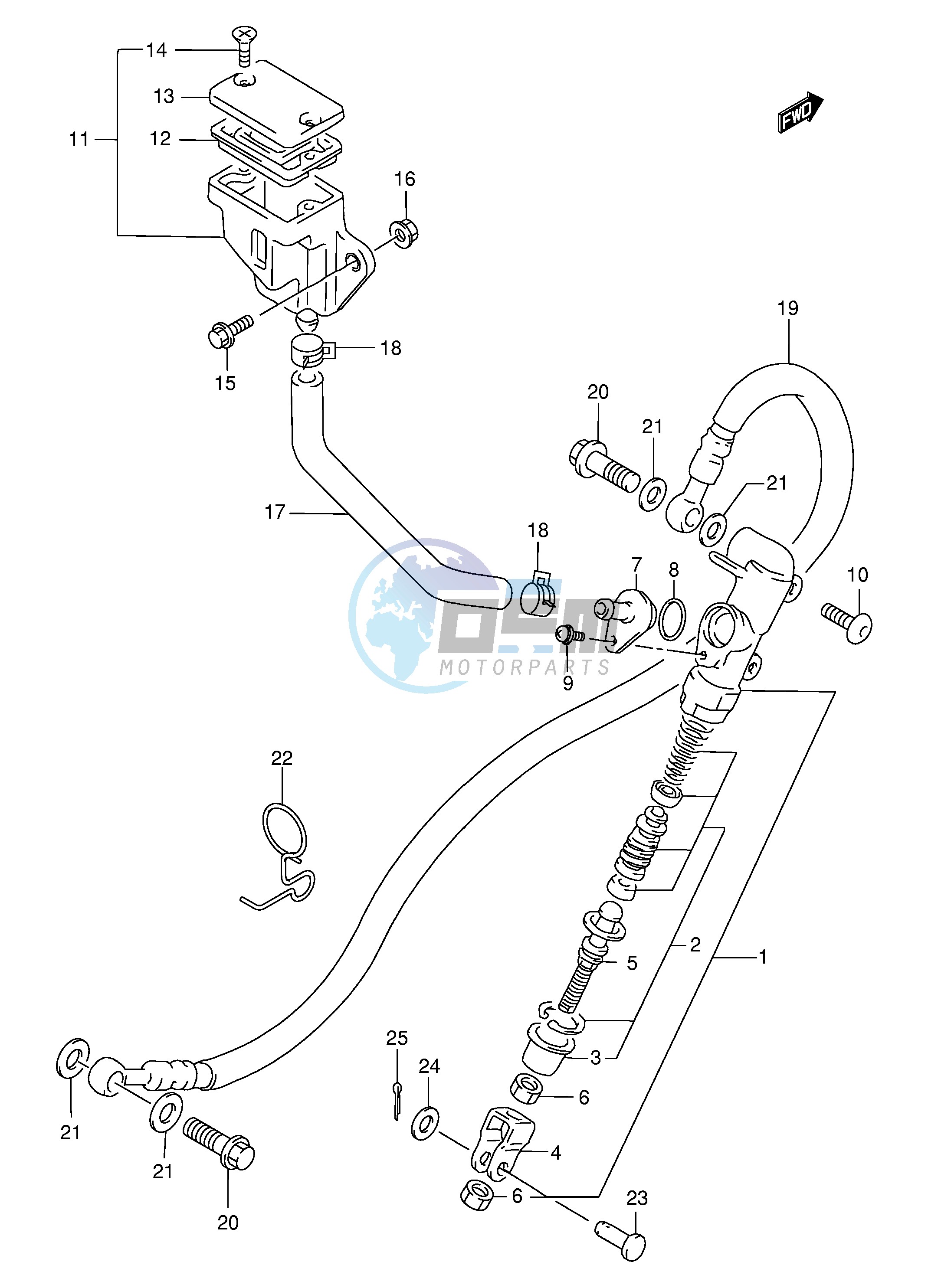 REAR MASTER CYLINDER