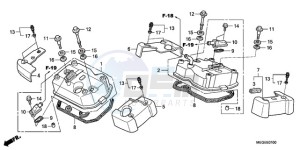 VT750C9 Ireland - (EK / MME) drawing CYLINDER HEAD COVER