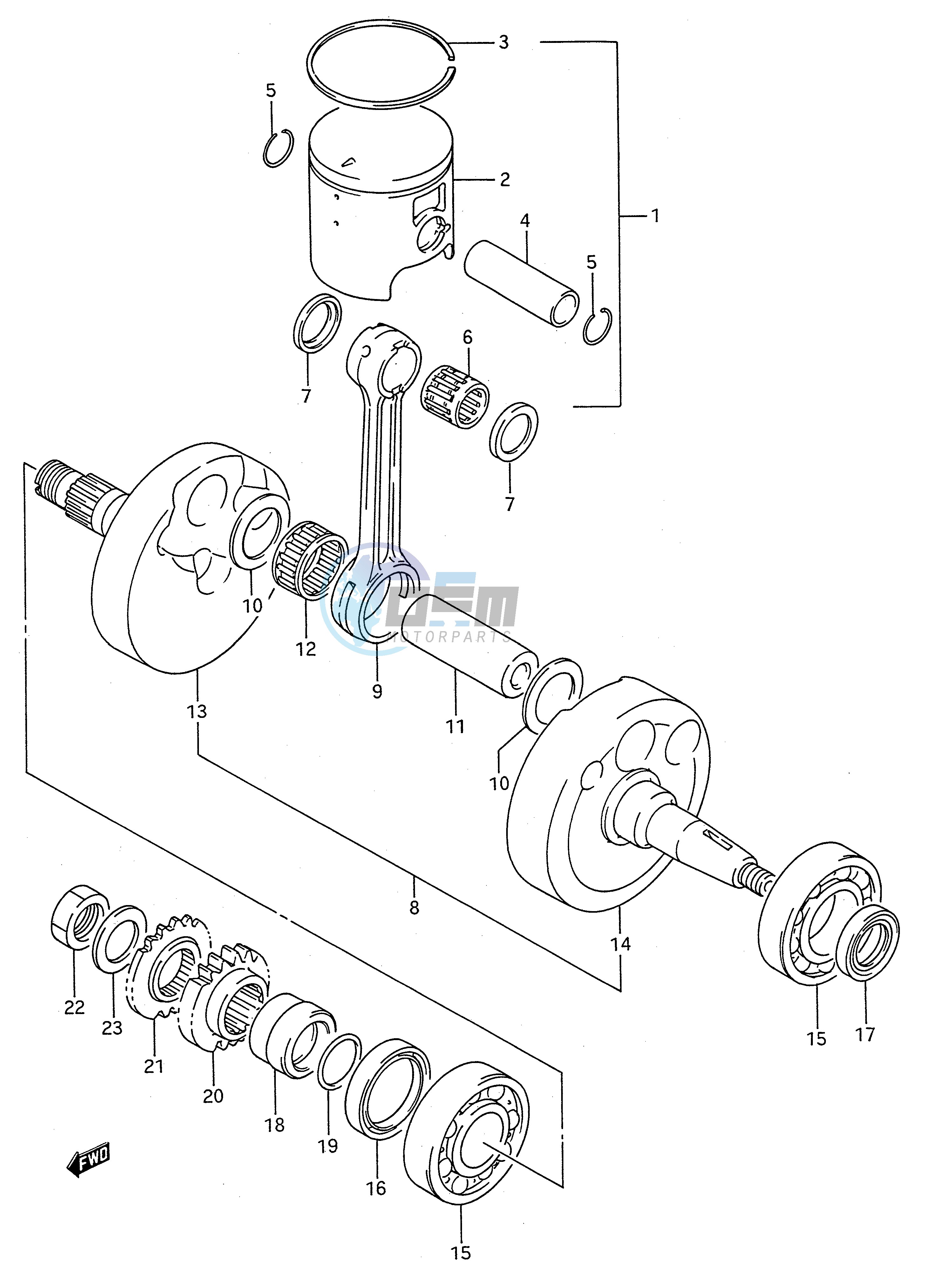 CRANKSHAFT (MODEL K)