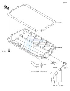 JET SKI ULTRA LX JT1500KJF EU drawing Oil Pan