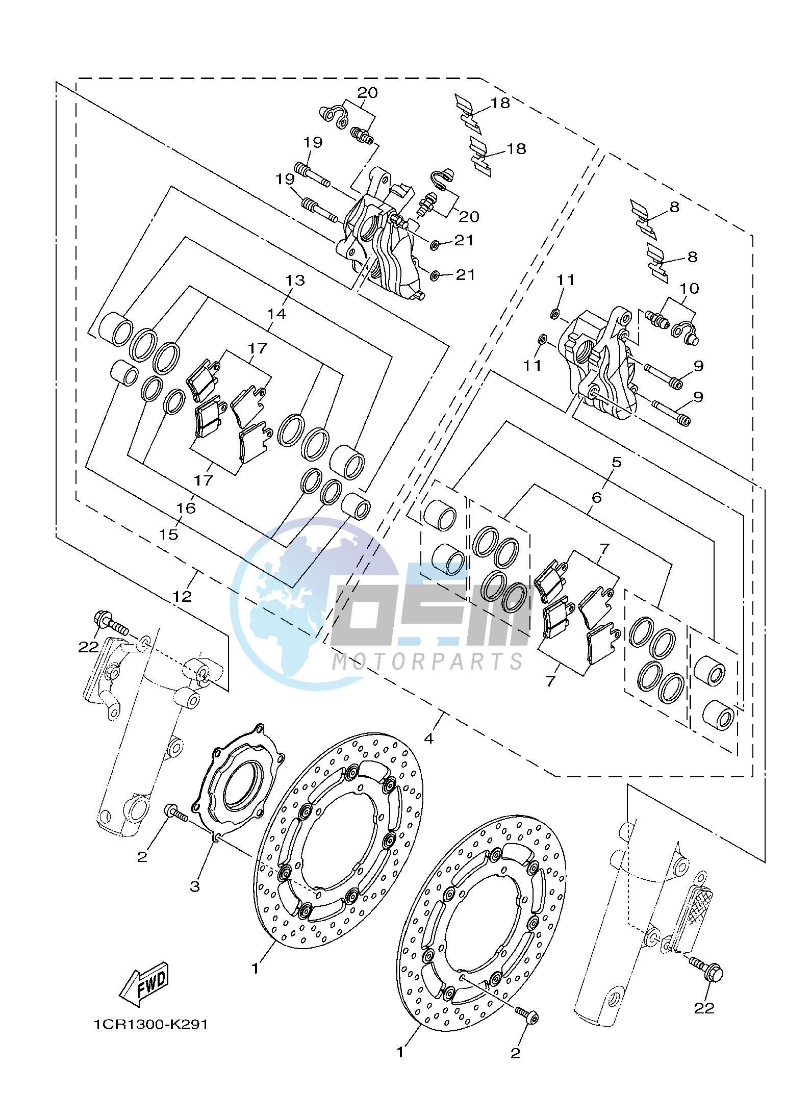 FRONT BRAKE CALIPER