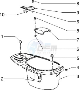 Zip 50 fast rider RST drawing Case - Helmet