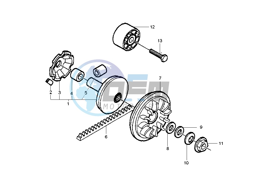 Driving pulley - Belt