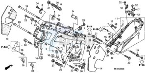 CBR600RRA E drawing FRAME BODY