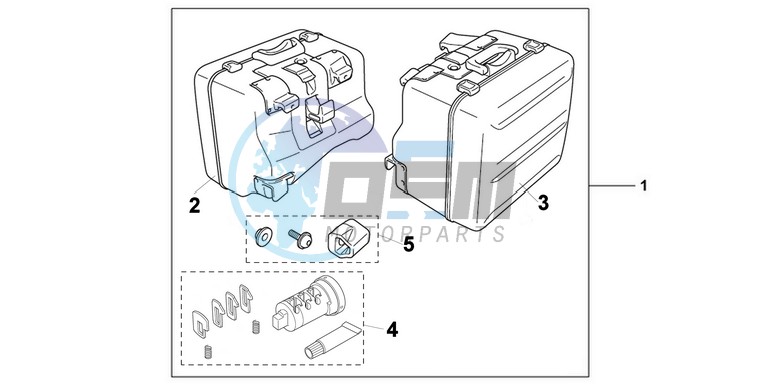 KIT PANNIER CASE