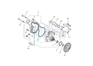 TDM 900 drawing WATER PUMP