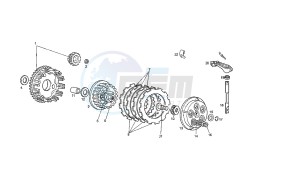 SENDA HYP DRD EVO - 50 CC VTHSR2D1C. EU2 drawing CLUTCH