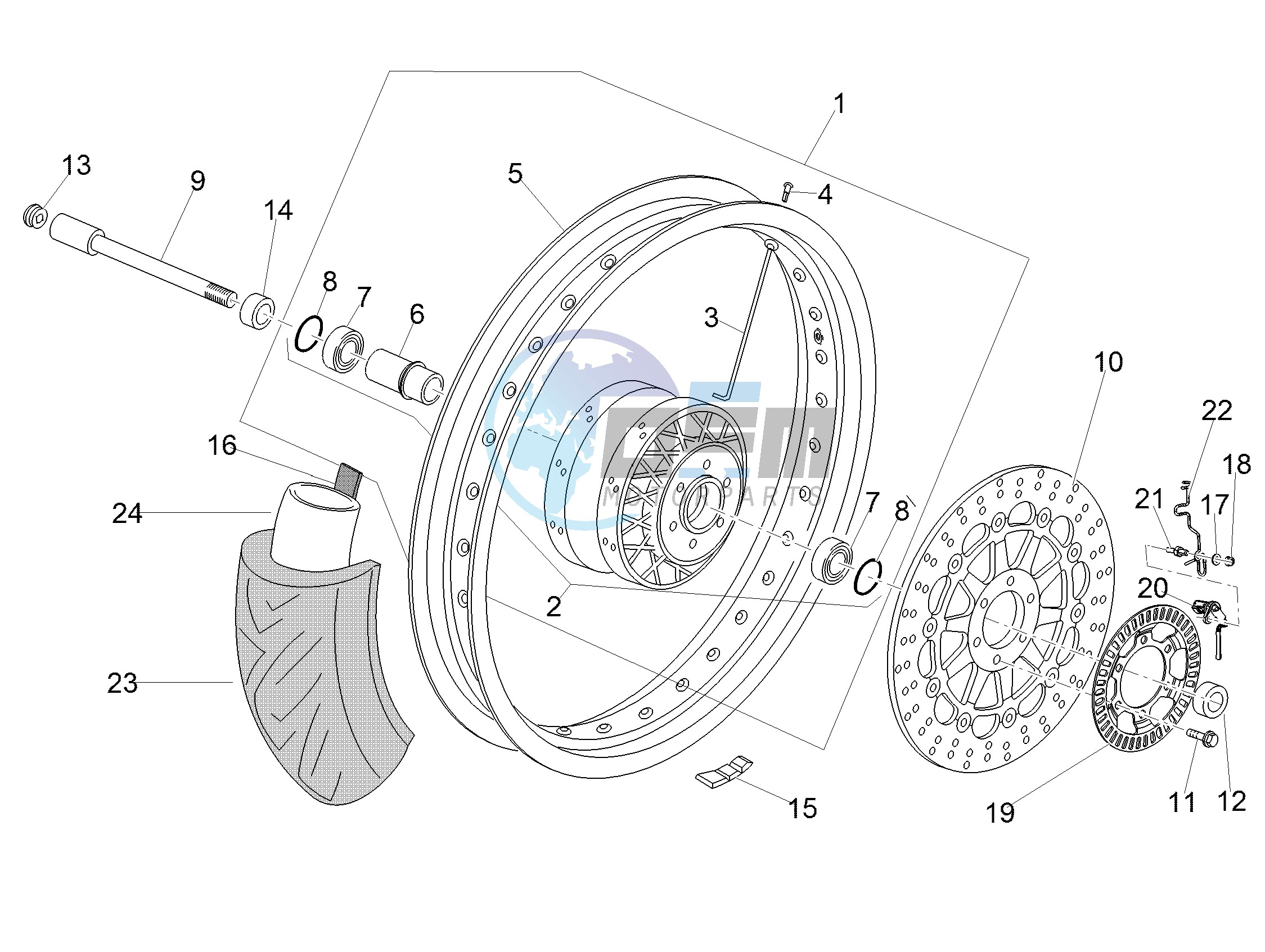 Front wheel