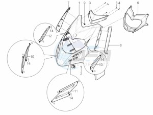 Typhoon 125 4T 2V E3 (NAFTA) drawing Front shield