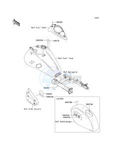 VN 1600 D [VULCAN 1600 NOMAD] (D1) D1 drawing LABELS