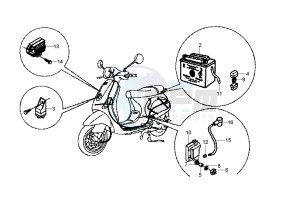 LX 2T 50 drawing Battery