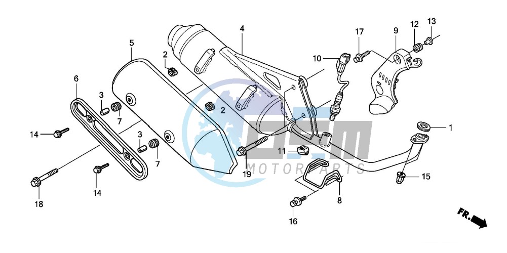 EXHAUST MUFFLER