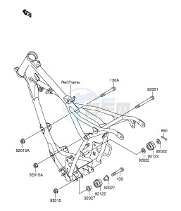 RM60 (E24) drawing ENGINE MOUNT