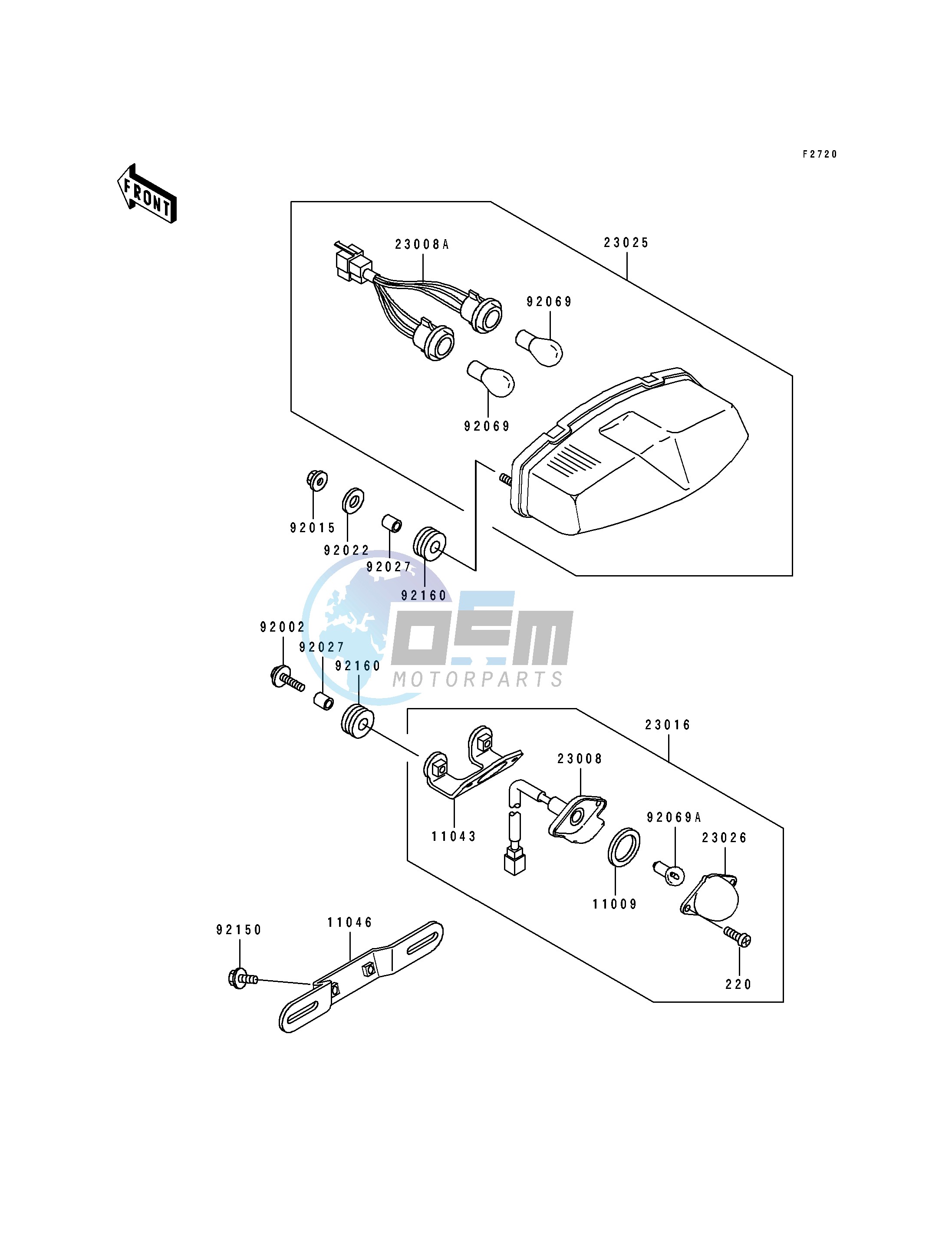 TAILLIGHT-- S- -