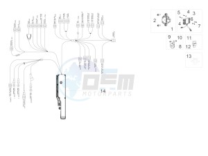 RSV4 1000 RR USA USA drawing Front electrical system