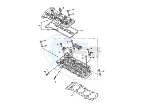 FJR 1300 drawing CYLINDER HEAD