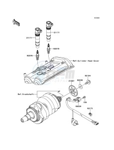 ER-6f ABS EX650DBF GB XX (EU ME A(FRICA) drawing Ignition System