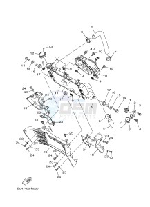 MTN-320-A MT-03 (B082 B083) drawing RADIATOR & HOSE