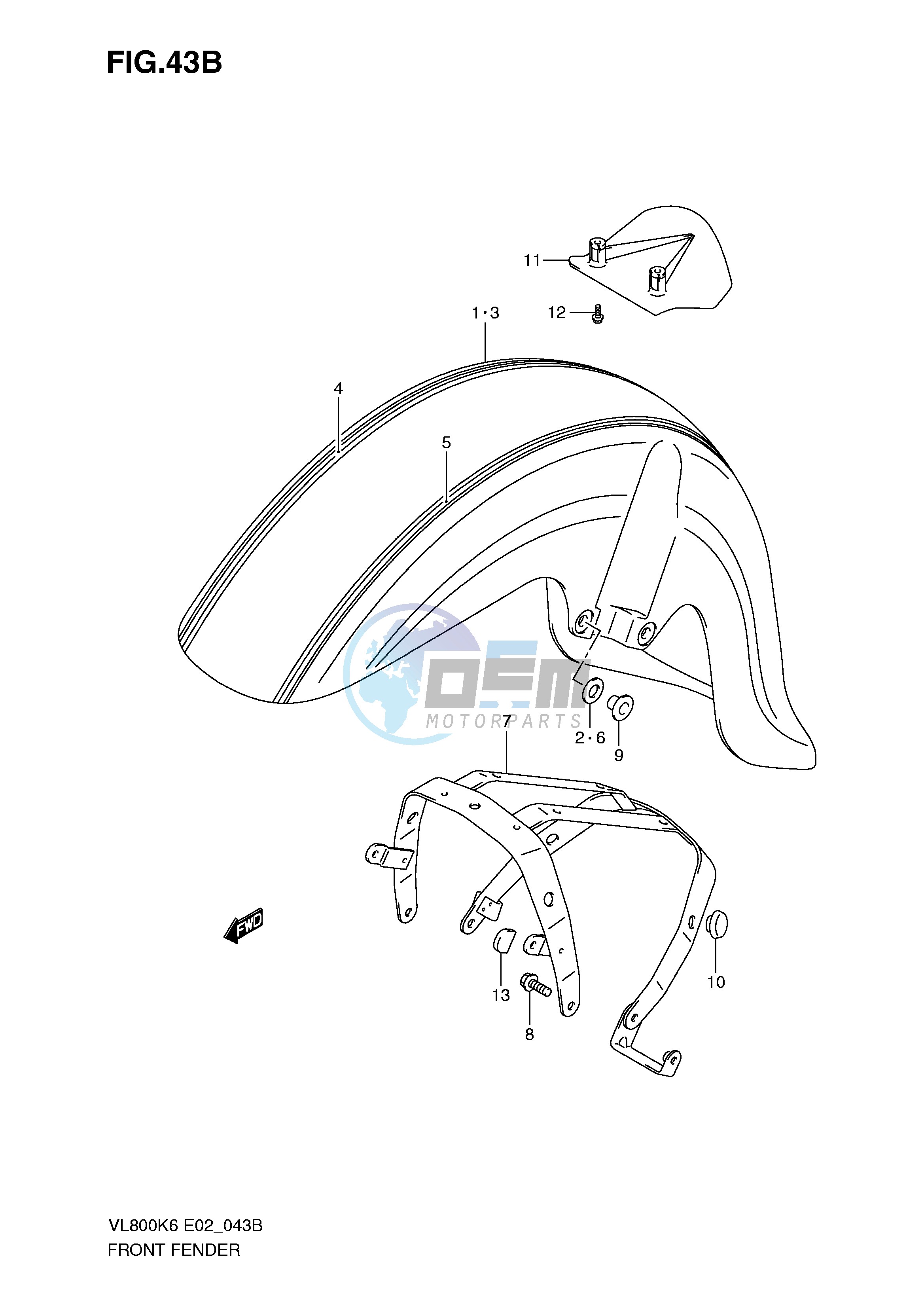 FRONT FENDER (MODEL K9)