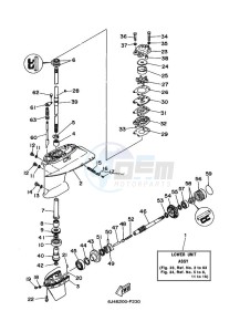 E40G drawing LOWER-CASING-x-DRIVE-3