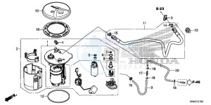 TRX500FE1H Europe Direct - (ED) drawing FUEL PUMP