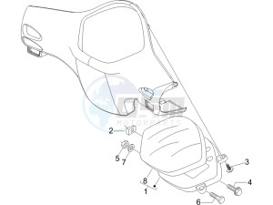 GTS 250 UK drawing Meter combination - Cruscotto