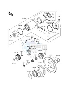 KL 650 B [TENGAI] (B2-B3) [TENGAI] drawing STARTER MOTOR