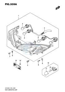 UH125 ABS BURGMAN EU drawing REAR COMBINATION LAMP