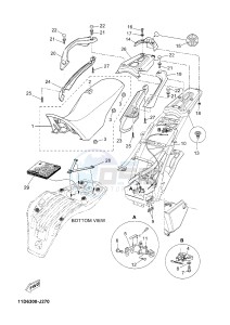 XT660Z TENERE (2BD3) drawing SEAT